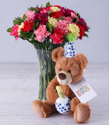 Chocolates and Flowers Gift Combo