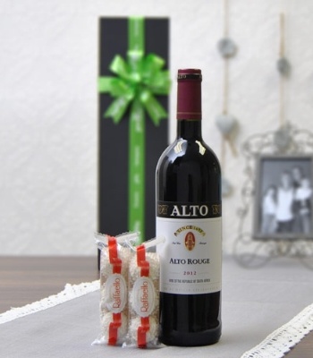 Ferrero Rafaellos And Alto Rouge Bottle