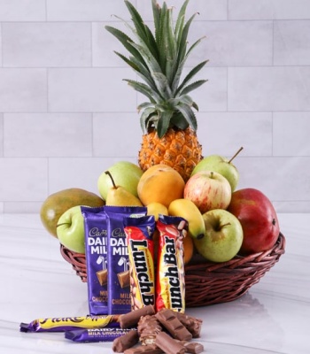 Fruit And Chocolate Basket