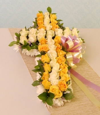 Funeral Cross Wreath