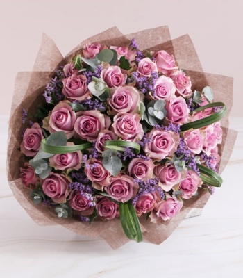 Lilac Rose Flower Bouquet