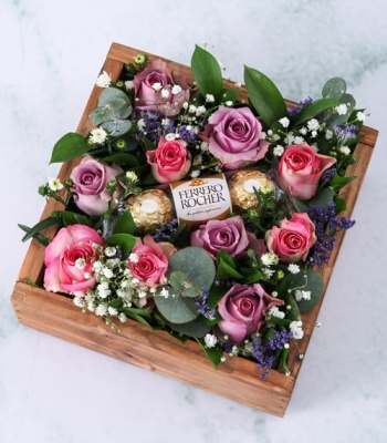 Mix Rose and Ferrero Crate