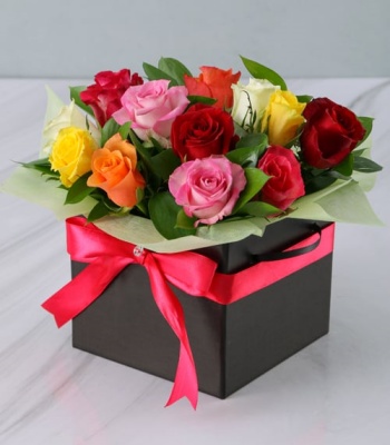 Mix Roses In Box