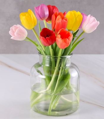 Mother's Day Tulips Arrangement