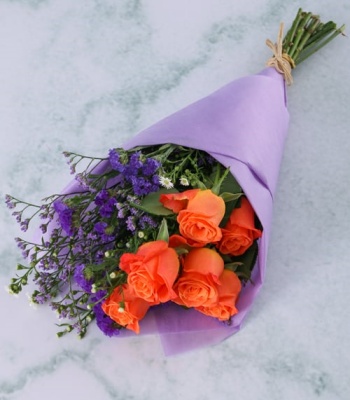 Orange Roses - 13 Stems