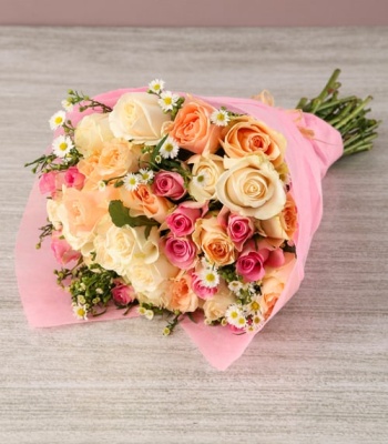 Pastel Rose Bouquet