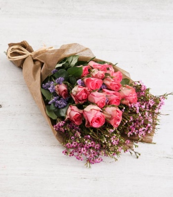 Pink Roses Bouquet