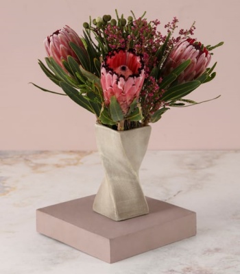 Proteas In Vase