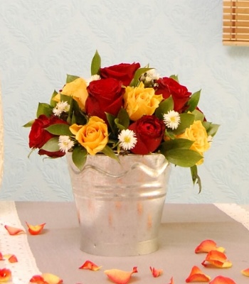 Red And Yellow Roses