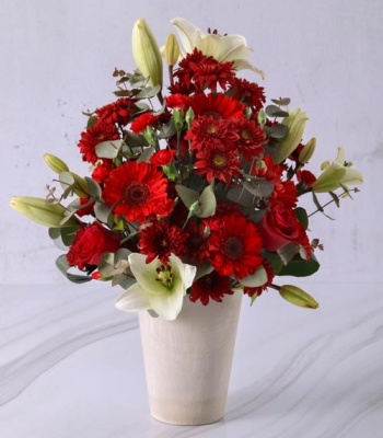 Red Flowers Arrangement