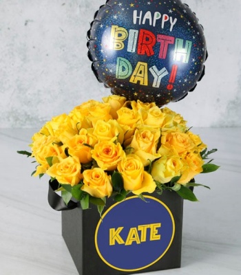 Yellow Birthday Flowers