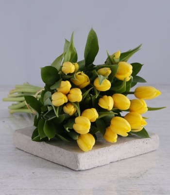 Yellow Tulip Flower Bouquet