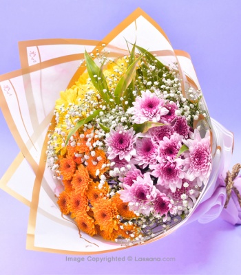 Assorted Chrysanthemums Bouquet