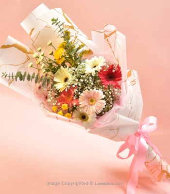 Chrysanthemums And Gerberas Flower Bouquet