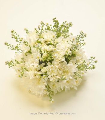 Funeral Casket Spray - Chrysanthemums