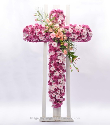 Funeral Cross Wreath