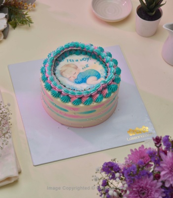 It's A Boy Burn Away Cake 900g (1.98lbs)