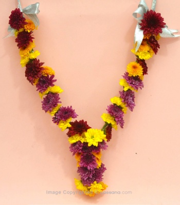 Mix Chrysanthemums Garland