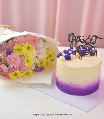 Mother's Day Flower and Cake