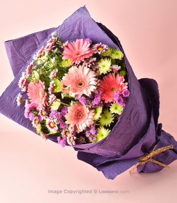 Purple Flowers Bouquet