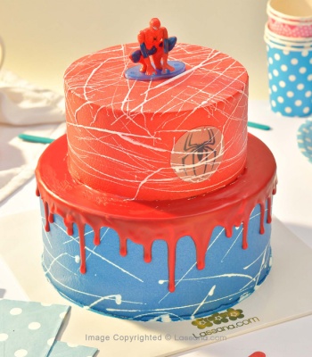 Spiderman Cake - 2.5 Kg (5.5 LBS) - Two Tier