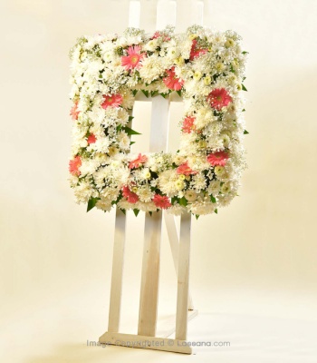 Standing Funeral Wreath