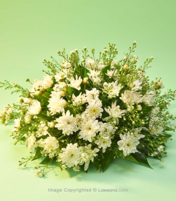 Sympathy White Flower Arrangement