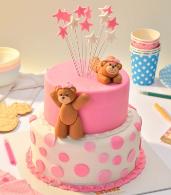 Teddy Bear Cake - 2.3 KG (5.07 LBS)