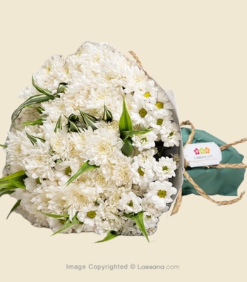 White Chrysanthemums Bouquet