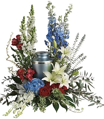 Patriotic Funeral Flowers