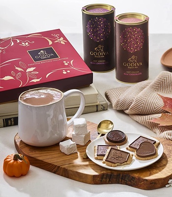 Godiva Milk Chocolate Biscuits