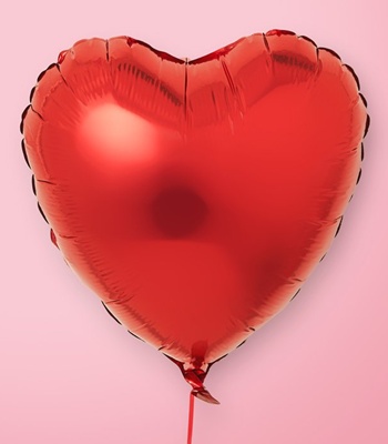 Red Heart Balloon