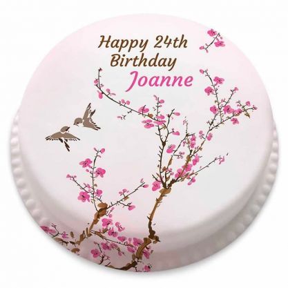 Birthday Blossoms Cake