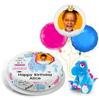 Blue Dino Photo Gift Set