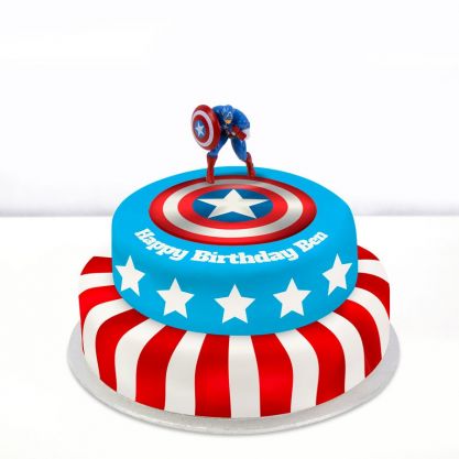 Captain America Cake