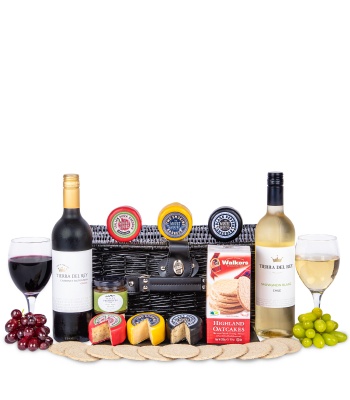 Cheese and Wine Basket