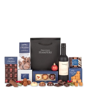 Christmas Chocolate and Wine Hamper