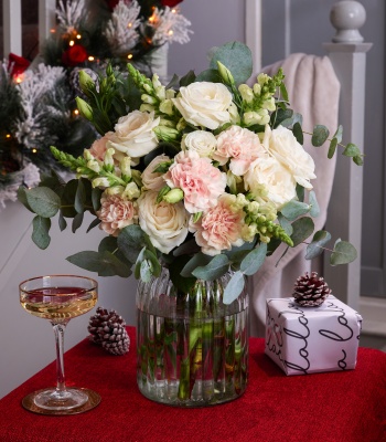 Christmas Flowers - Snapdragons and Roses