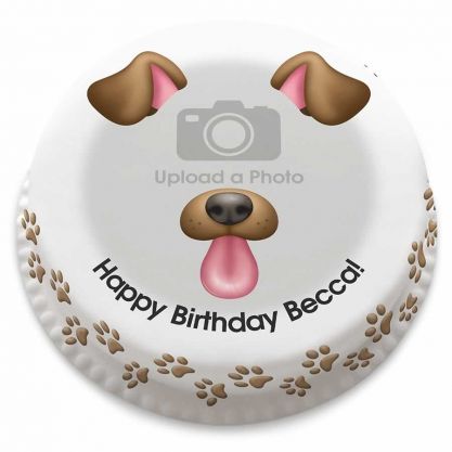 Dog Selfie Cake