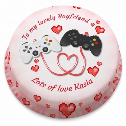 Gamer Love Cake