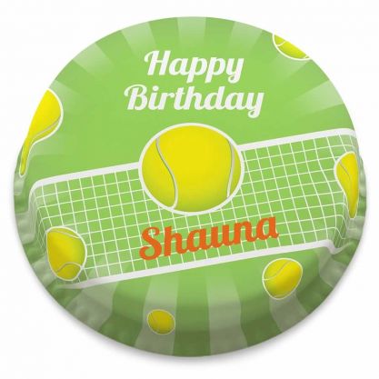 Green Tennis Ball Cake