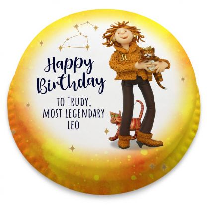 Leo Zodiac Birthday Cake