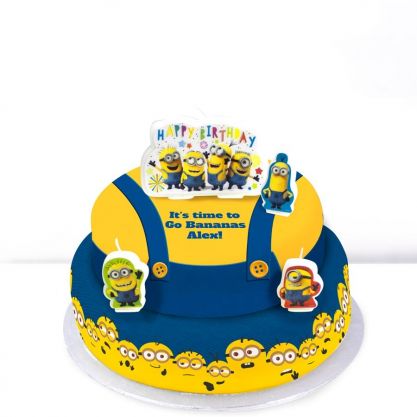 Minions Tiered Cake