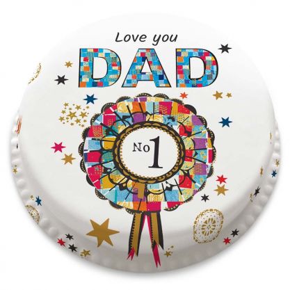 Starry No.1 Dad Cake