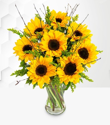 Sunflower Bouquet Hand-Tied