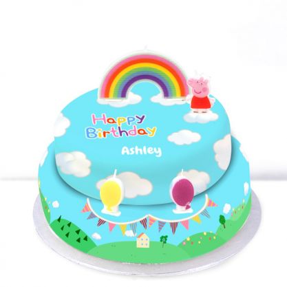 Tiered Peppa Pig Cake