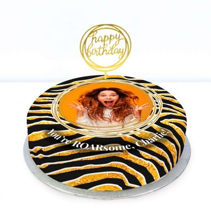 Tiger Photo Cake