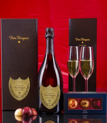 Vintage Dom Perignon Gift Set