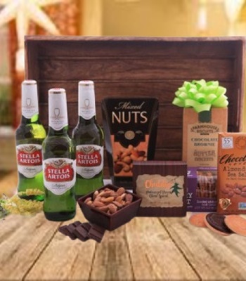 Stella Artois Sweet and Savory Basket