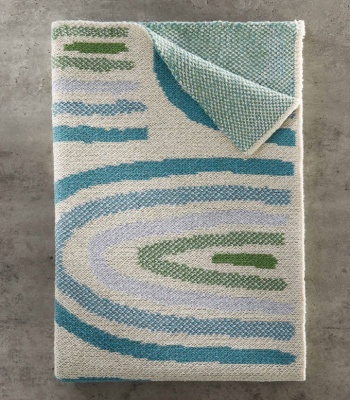 Baby Blanket - Blue Rainbow